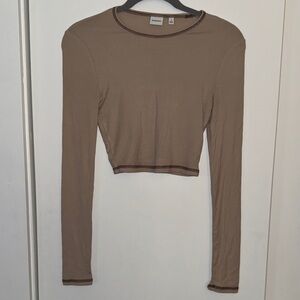 Sunday Best Long Sleeve Crop Top